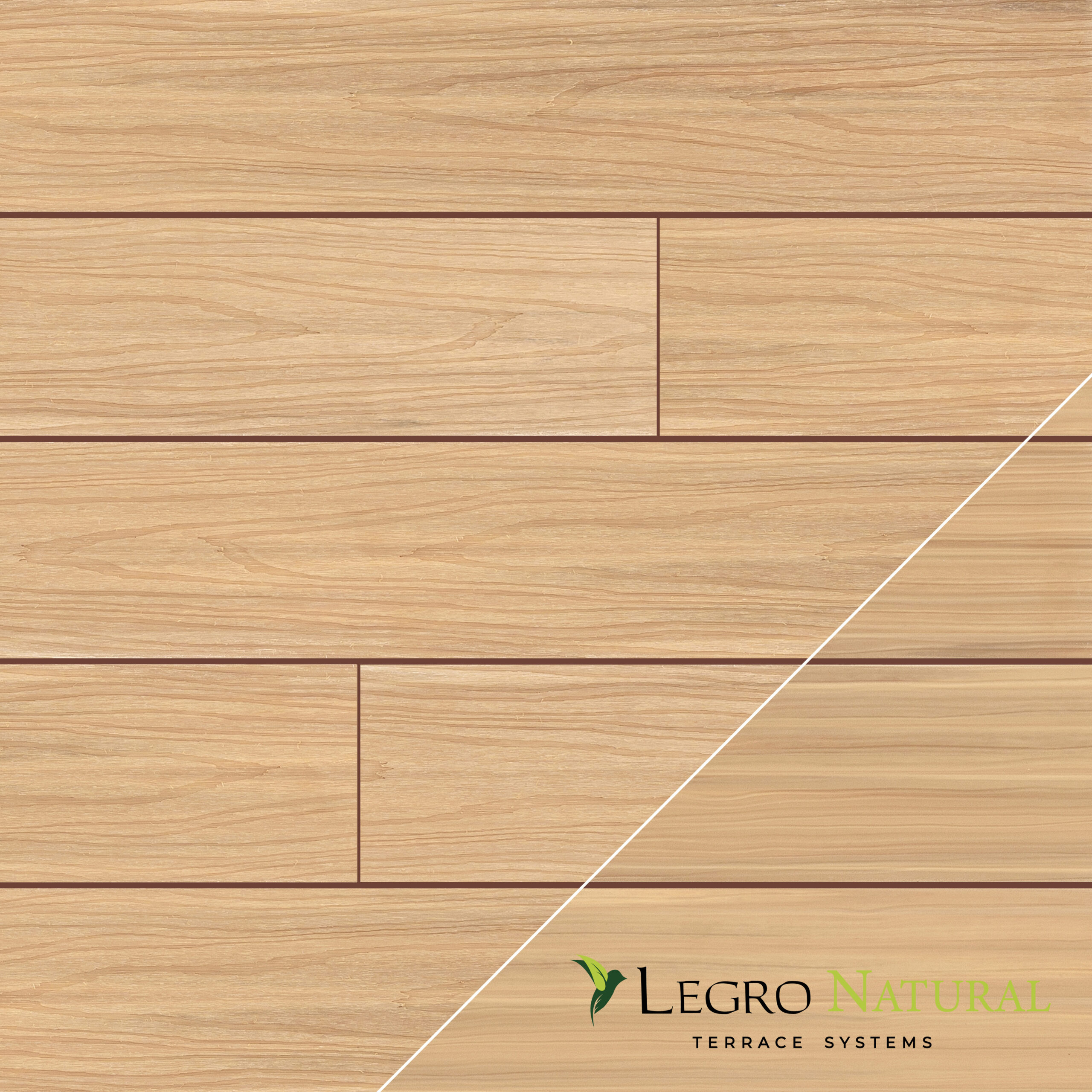 Террасная доска LEGRO Natural DS 14 Maple 138*22*3000/4000