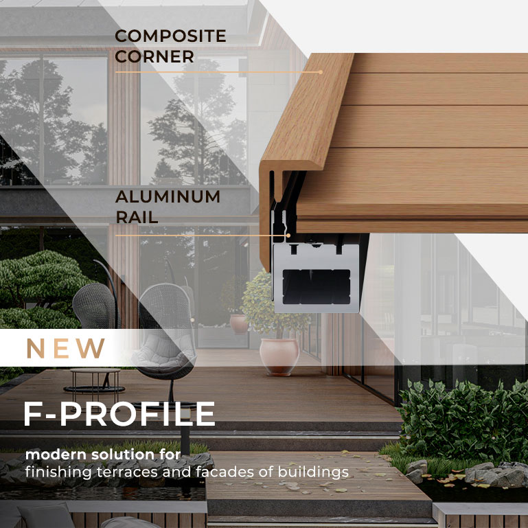 Composite Corner F-Profile