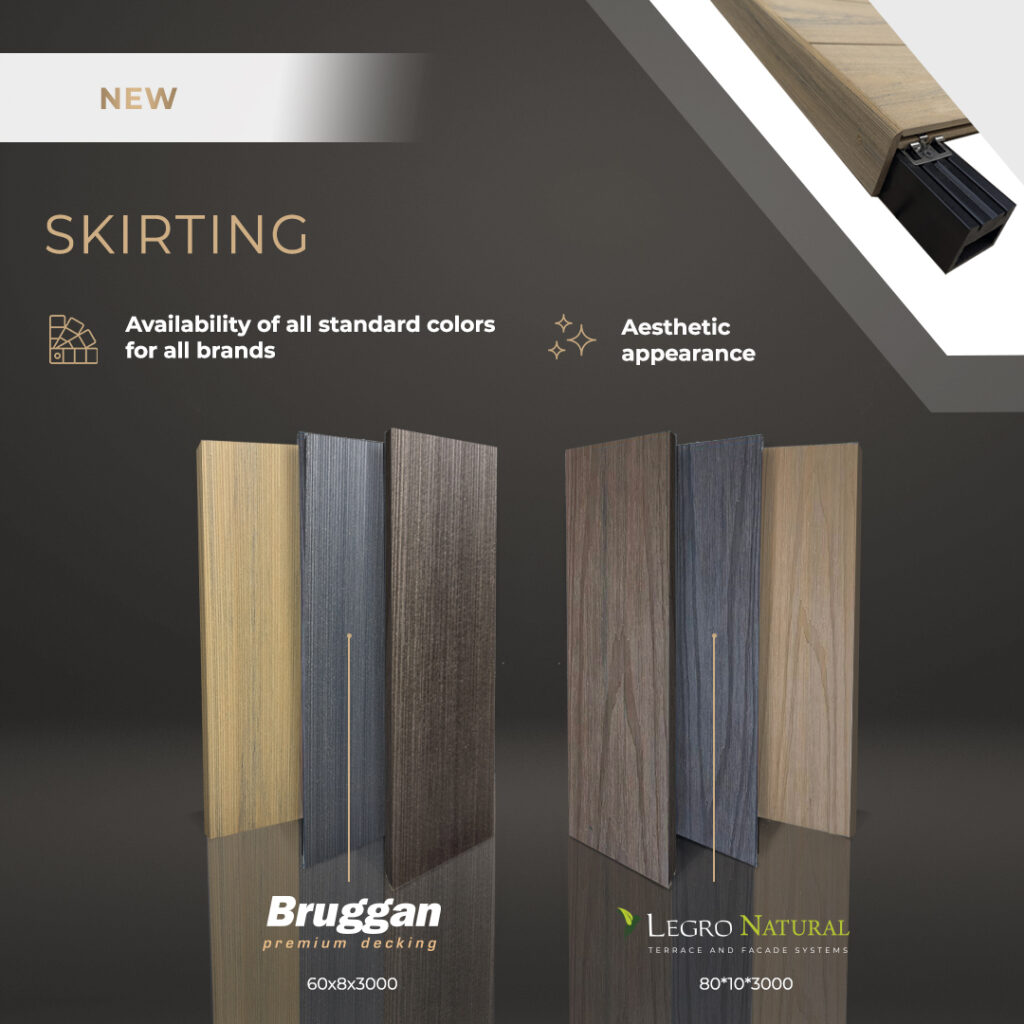 New for the season - Legro and Bruggan skirting boards