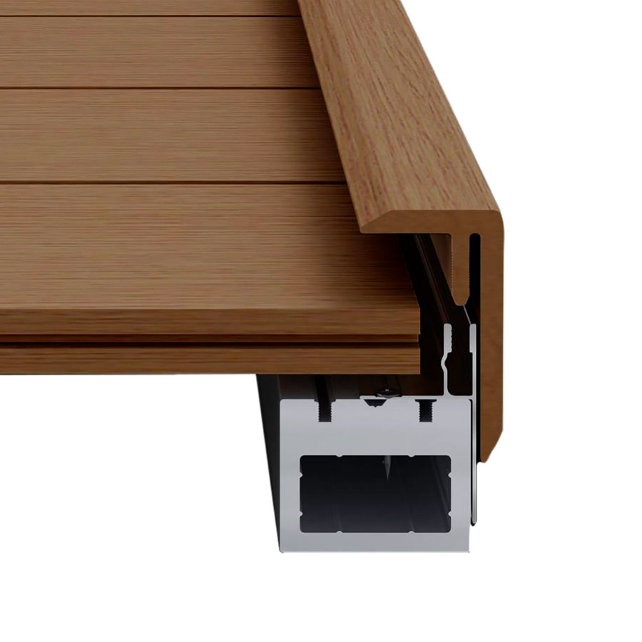 Композитний куточок F-профіль Teak