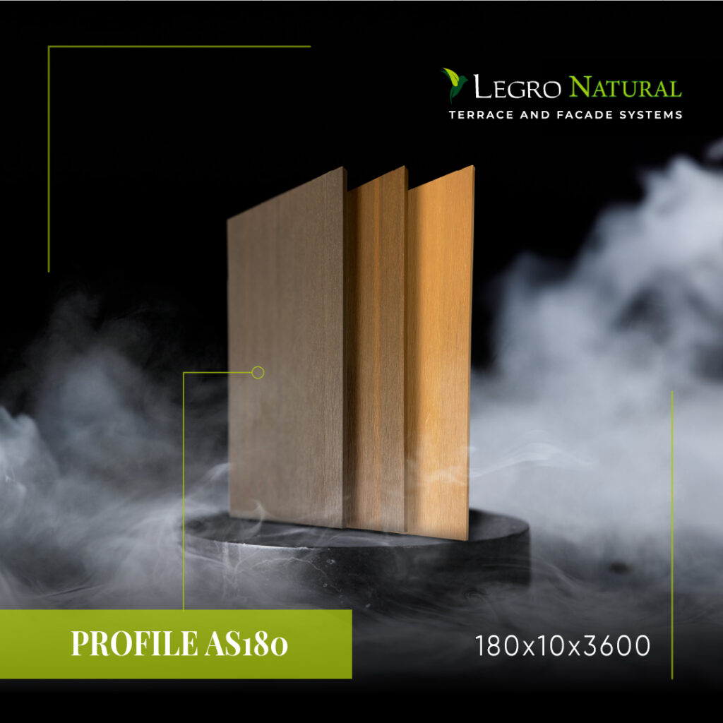 Universal Profile AS180 for Legro Natural Terrace and Facade Systems