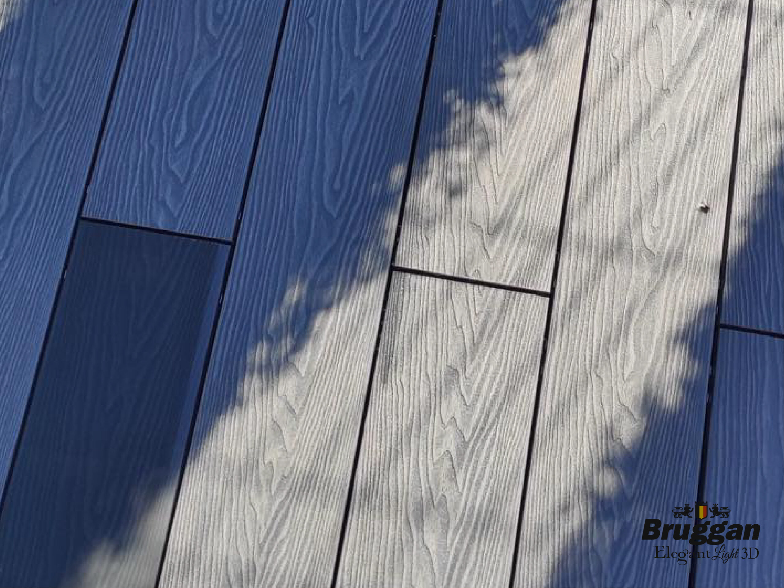 Террасная доска Bruggan Elegant Light 3D Graphite. 3Д тиснение. Для террас, беседок, веранд, бассейнов, подшивки крыш.