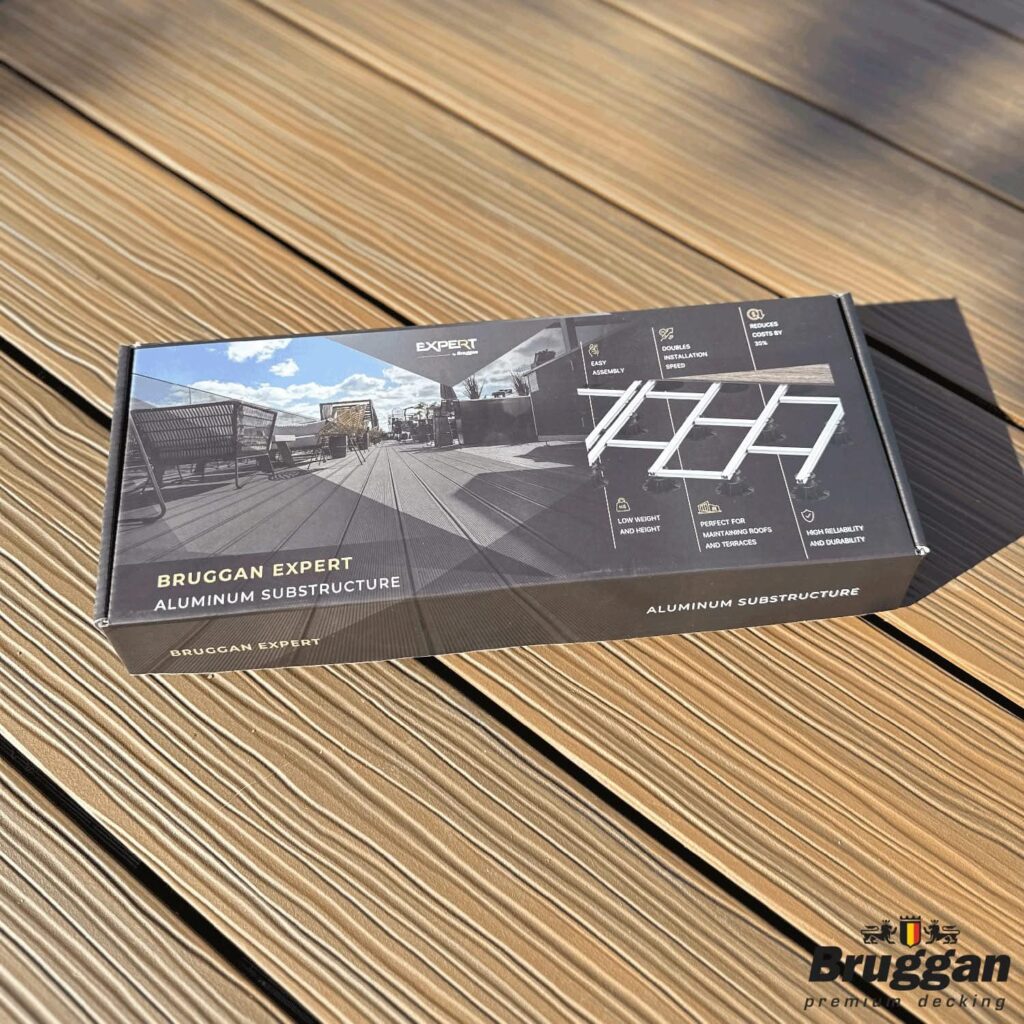 Die verbesserte Aluminium-Terrassensystem Bruggan Expert