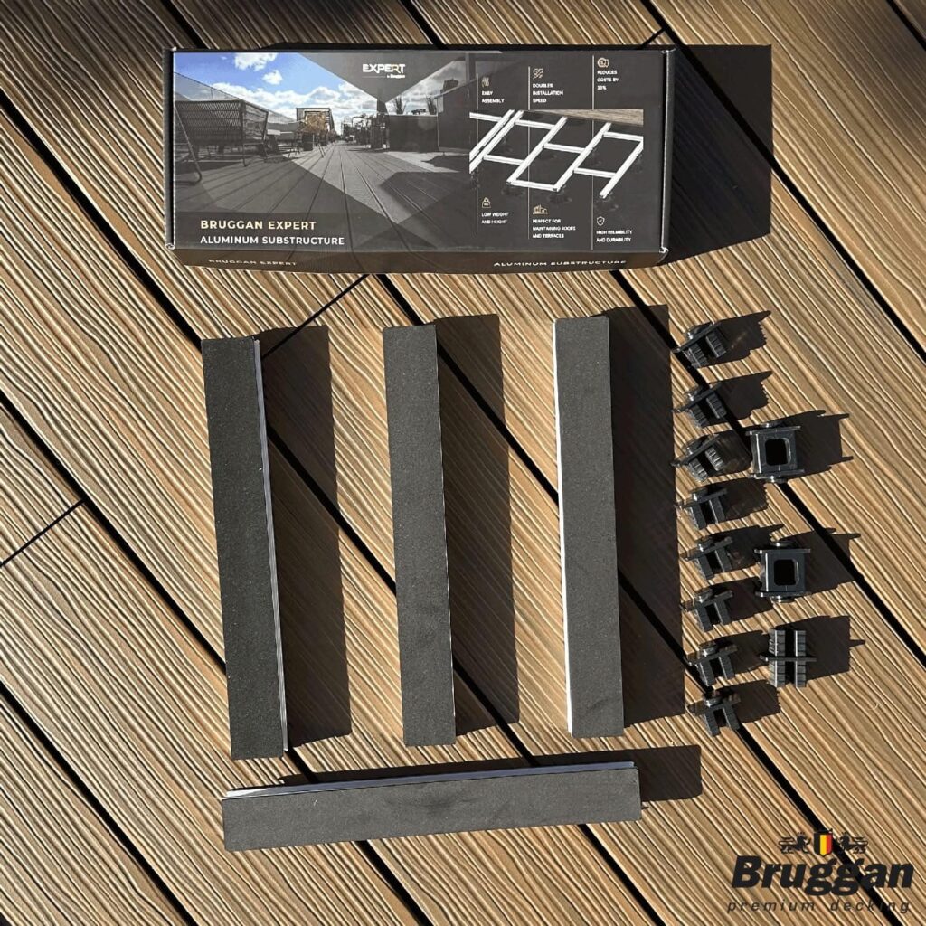 Die verbesserte Aluminium-Terrassensystem Bruggan Expert