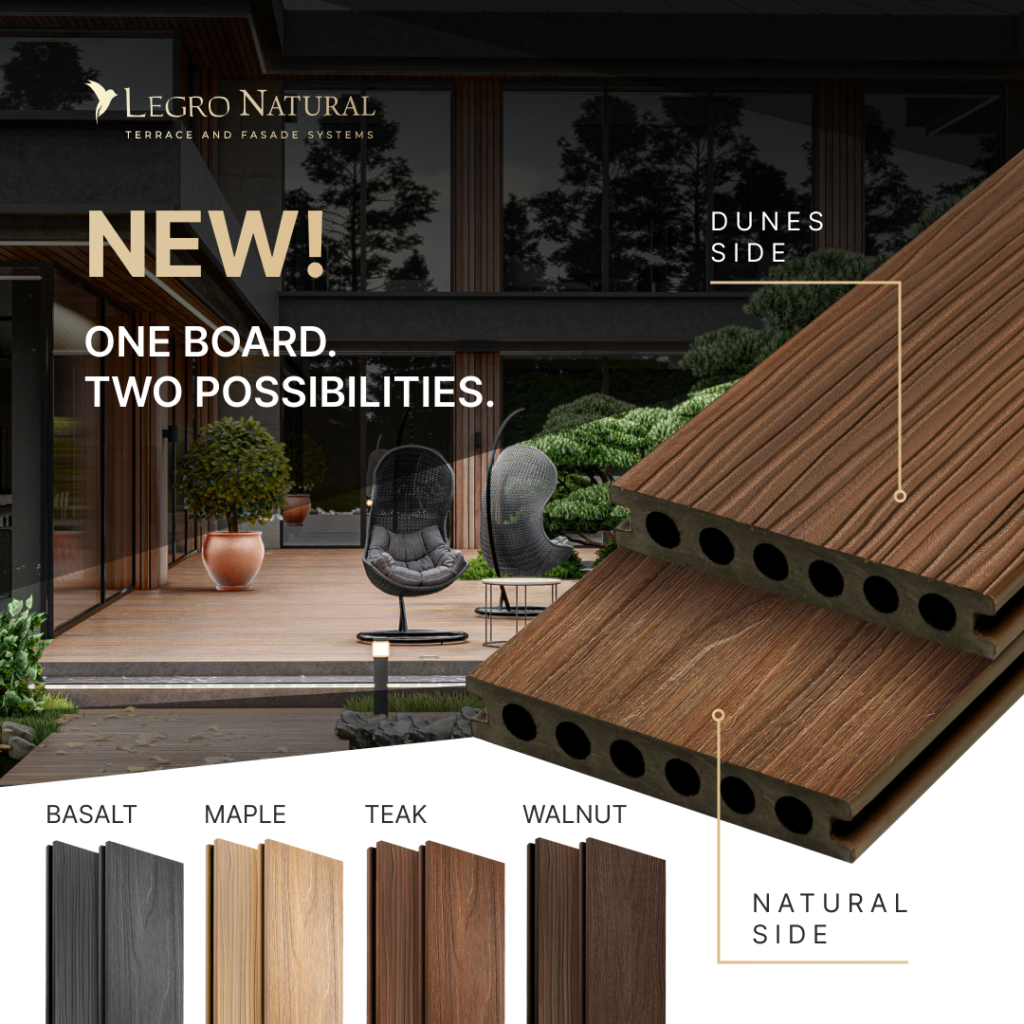 The novelty of the season − terrace board LEGRO NATURAL&DUNES.