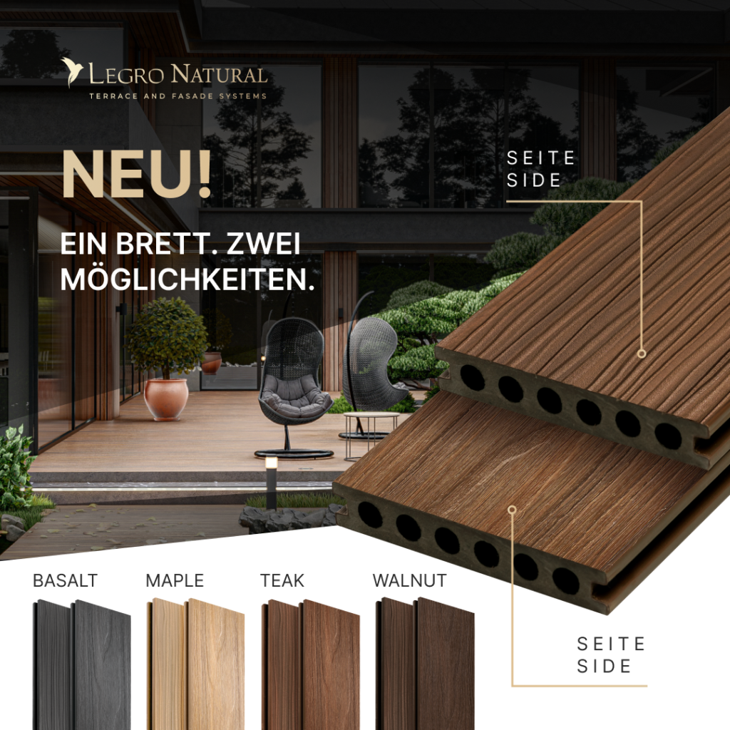Neuheit der Saison – Terrassendiele LEGRO NATURAL & DUNES