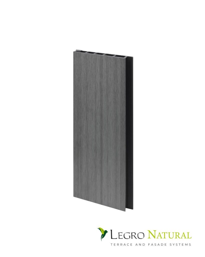 Dunkle Anziehungskraft. Die neue Farbe der Saison für Ihre Terrasse und Fassade – Legro Basalt. Möchten Sie eine Terrasse schaffen, die beeindruckt – wählen Sie zu Basalt leuchtende Akzente in Form von Textilien oder Keramik.