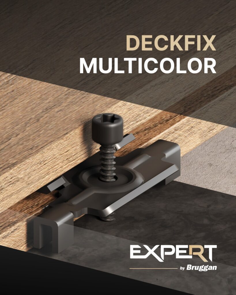 Klipsy DECKFIX MULTICOLOR i PROCLIP UNIVERSAL. Zupełnie nowe podejście do systemów montażu tarasów.