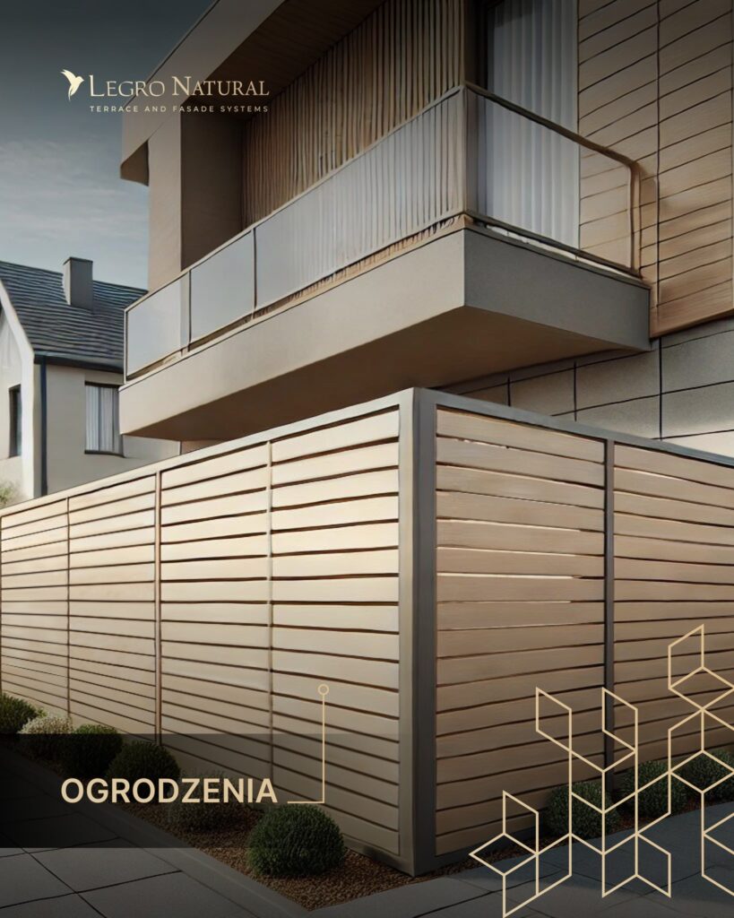 Nowy produkt — uniwersalny profil AS180 do systemów tarasowych i elewacyjnych Legro Natural. Ogrodzenia