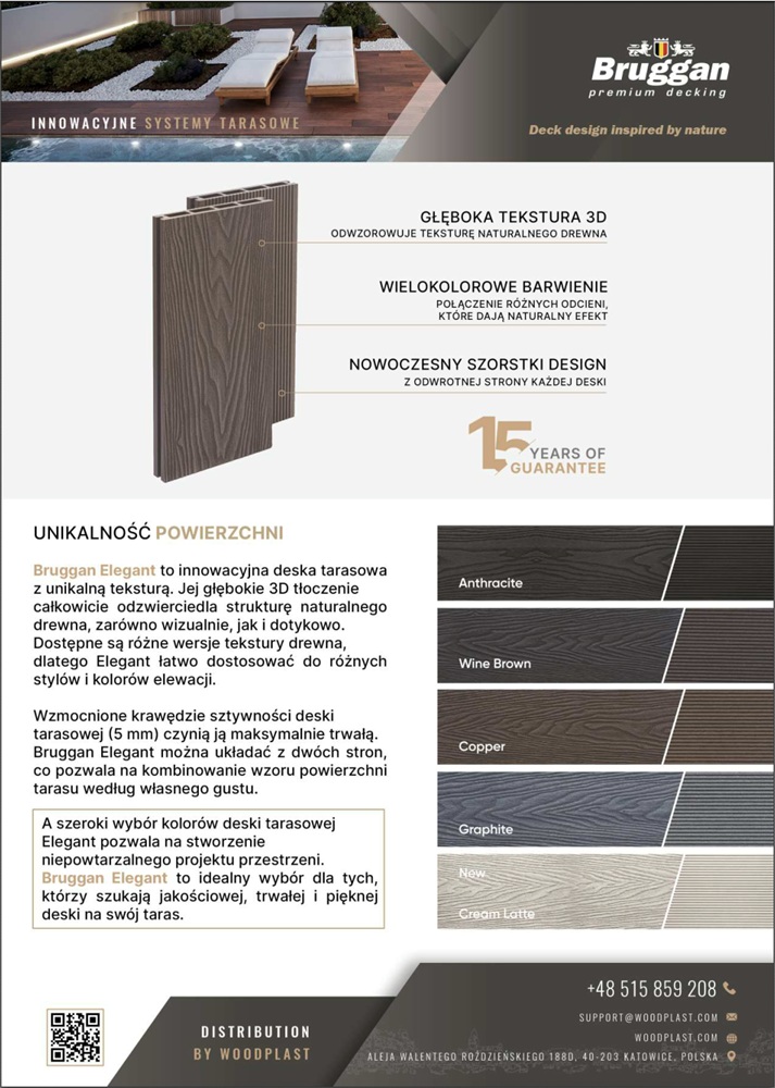 Technical Data Sheet Bruggan Elegant. For architects