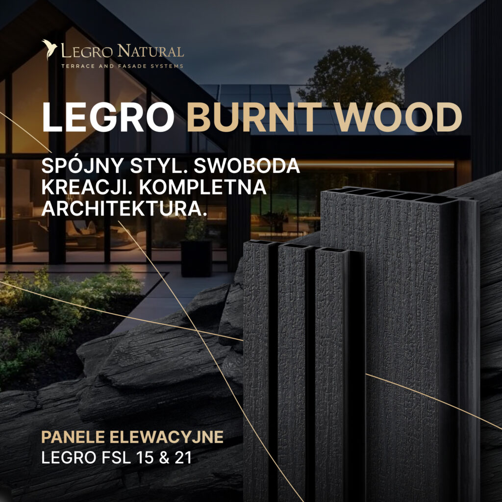 Legro Burnt Wood — głęboka czerń w architekturze bez kompromisów